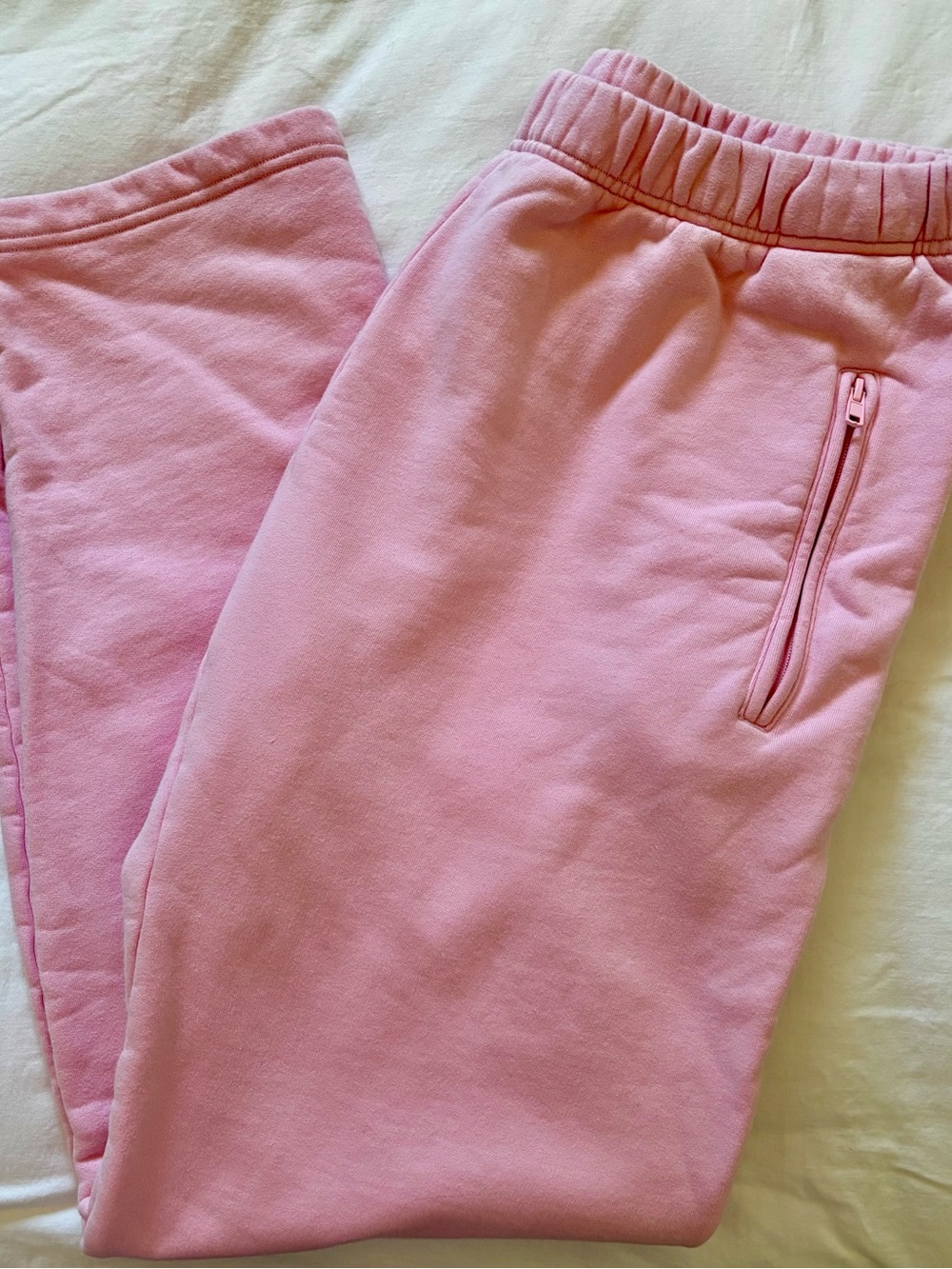 KHY 100% Cotton Wide Leg Lounge Pant - Pink - Picture 4 of 6